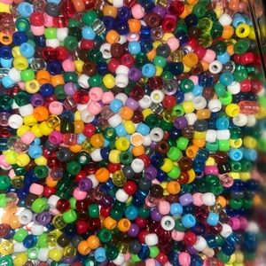 Colorful Bead Collection 2.6 Lbs Jewelry Making Accessories.